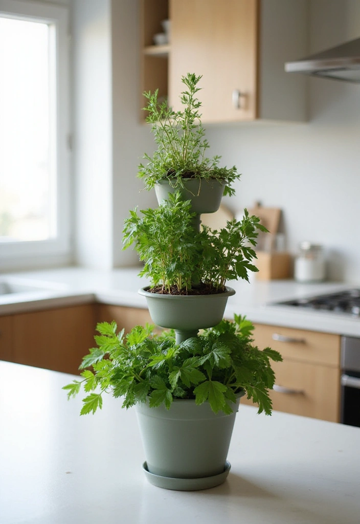 25 Kitchen Counter Ideas - 6. Herb Gardens on the Counter