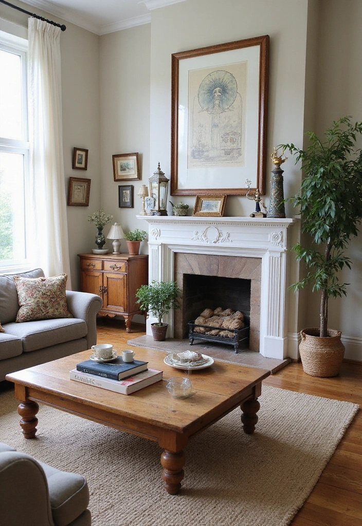 25 Modern Luxury Living Room Ideas - 8. Reimagined Vintage Finds