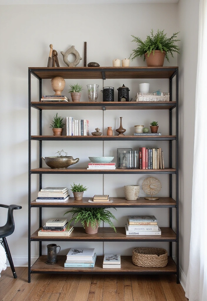 26 Bedroom Shelving Ideas for Minimalist Home Decor - 13. Vintage-Style Shelving
