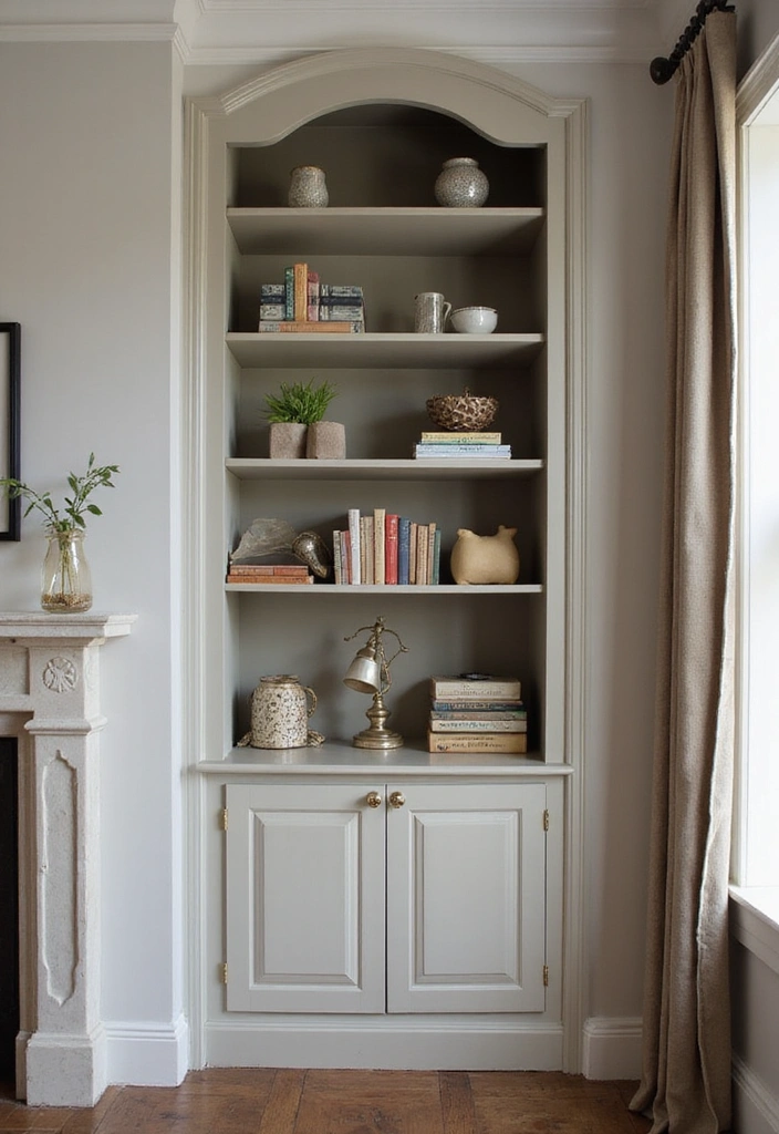 26 Bedroom Shelving Ideas for Minimalist Home Decor - 2. Stylish Corner Shelving