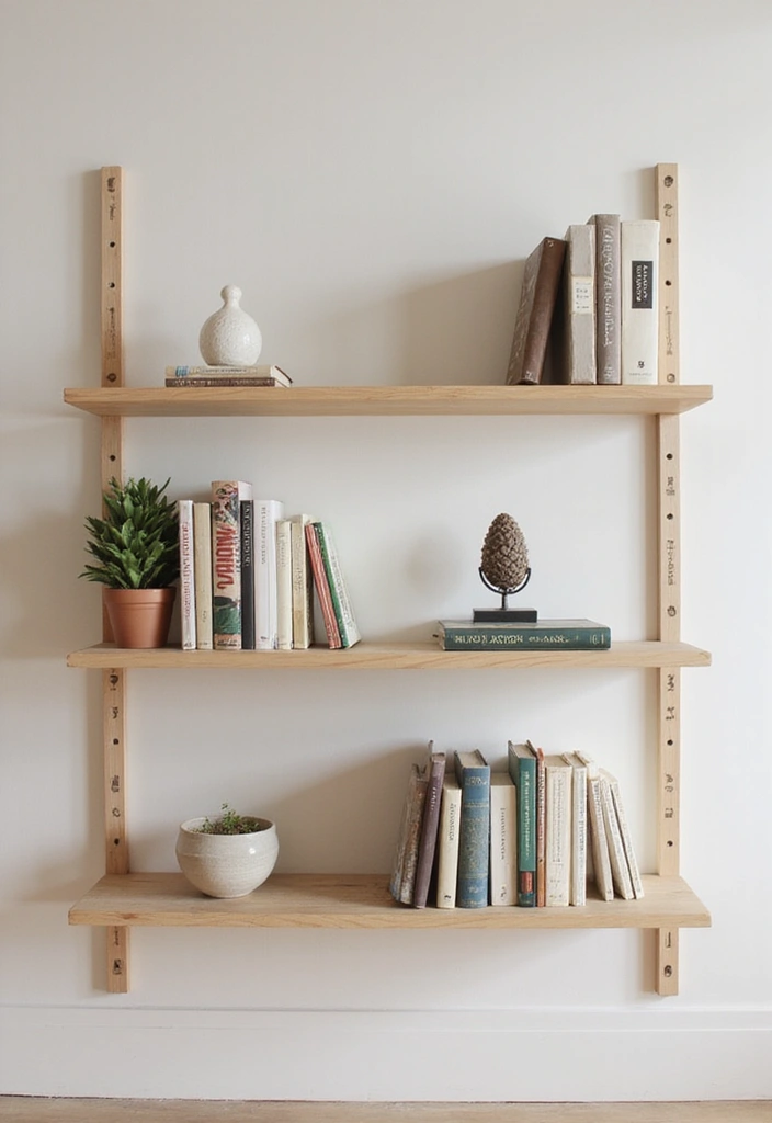 26 Bedroom Shelving Ideas for Minimalist Home Decor - 3. Minimalist Bookshelves