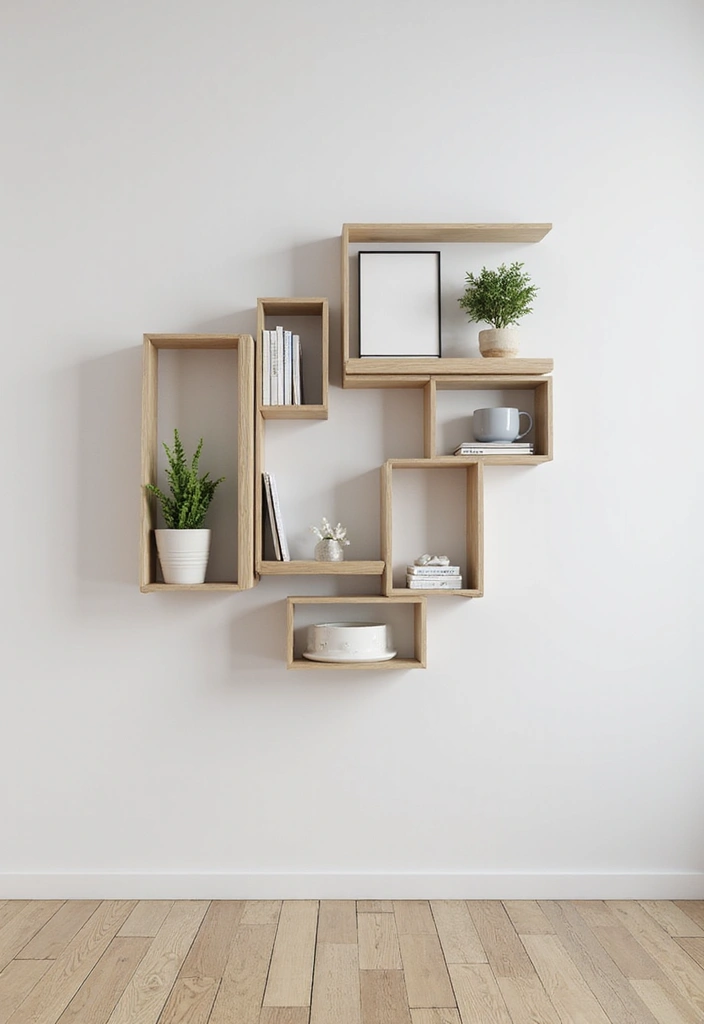 26 Bedroom Shelving Ideas for Minimalist Home Decor - 5. Wall-Mounted Shelves
