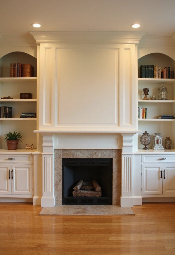 26 Fireplace Ideas with Built-Ins: Cozy Storage Solutions for Your Home - 11. Custom Cabinetry