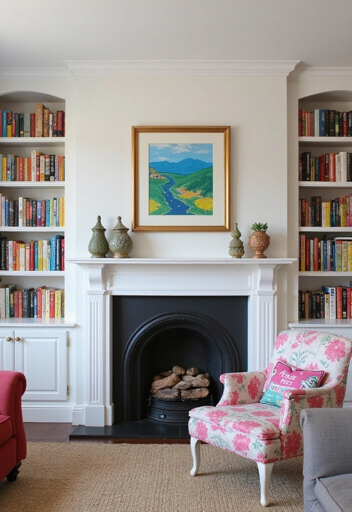26 Fireplace Ideas with Built-Ins: Cozy Storage Solutions for Your Home - 14. Built-In Bookshelves