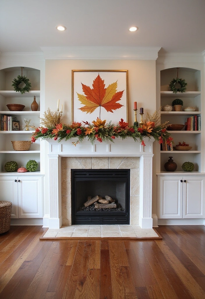 26 Fireplace Ideas with Built-Ins: Cozy Storage Solutions for Your Home - 17. Seasonal Decor Built-Ins