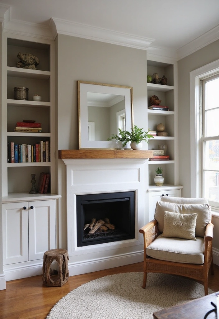 26 Fireplace Ideas with Built-Ins: Cozy Storage Solutions for Your Home - 5. Corner Fireplace Built-Ins