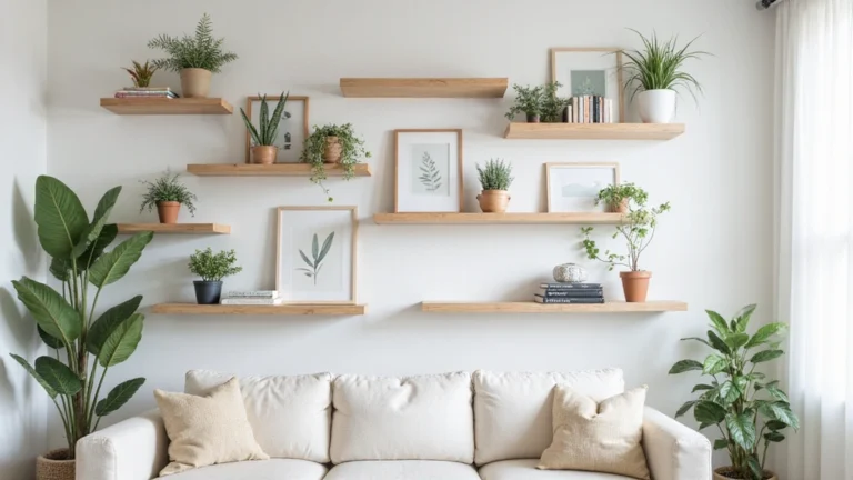 26 Minimalist Floating Shelf Ideas for Small Spaces