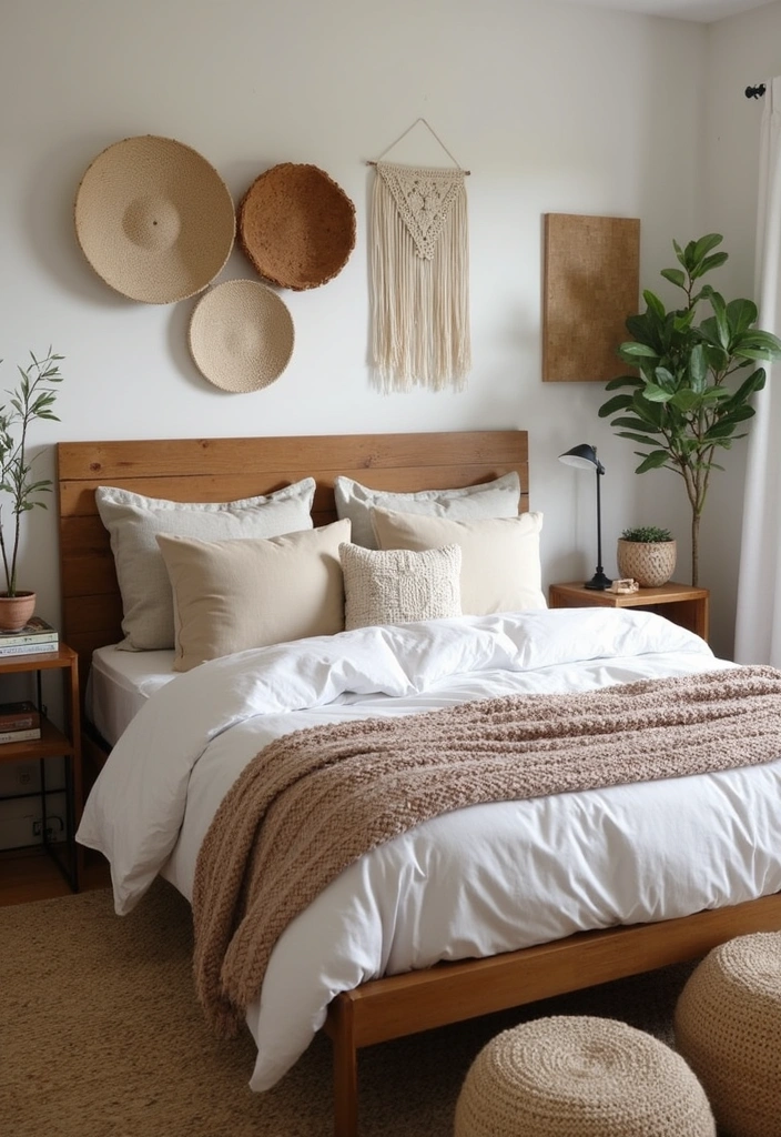 27 Apartment Bedroom Ideas for Couples - 11. Textured Layers