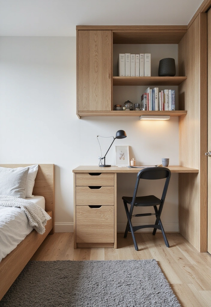 27 Apartment Bedroom Ideas for Couples - 19. Functional Furniture