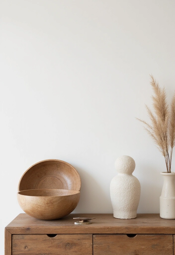27 Entryway Table Decor Ideas for a Minimalist Home - 19. Rustic Touches
