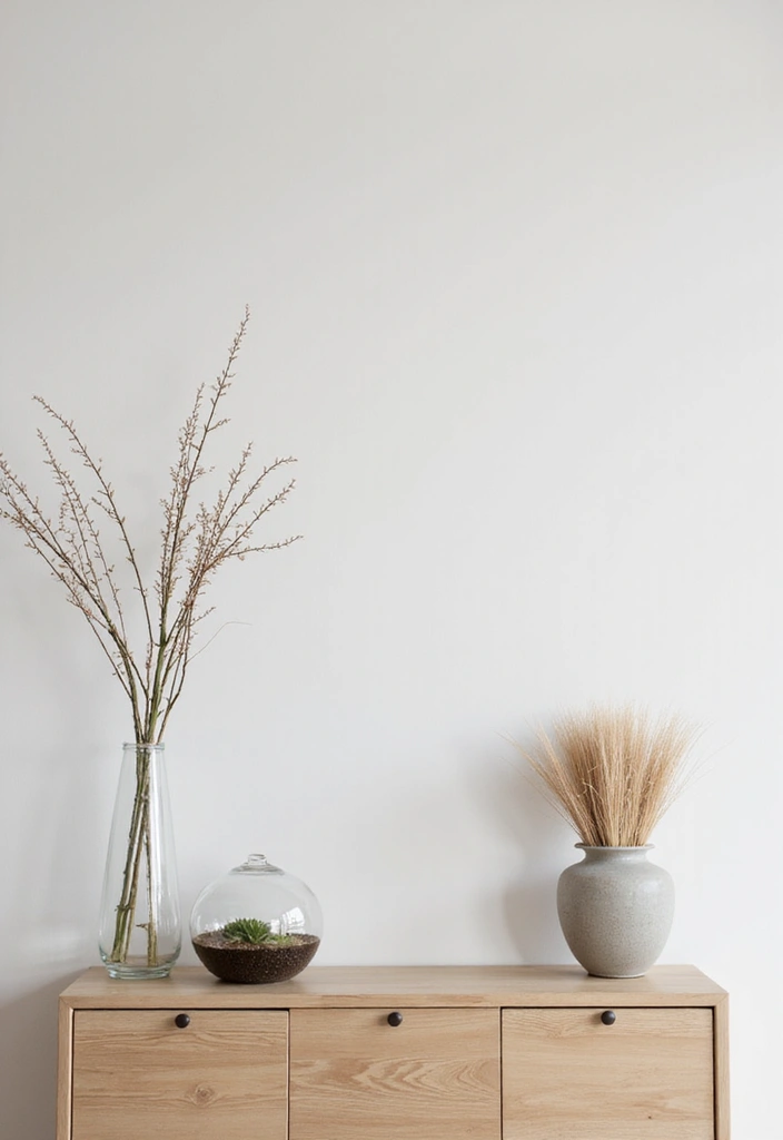 27 Entryway Table Decor Ideas for a Minimalist Home - 22. Elegant Glass Accents