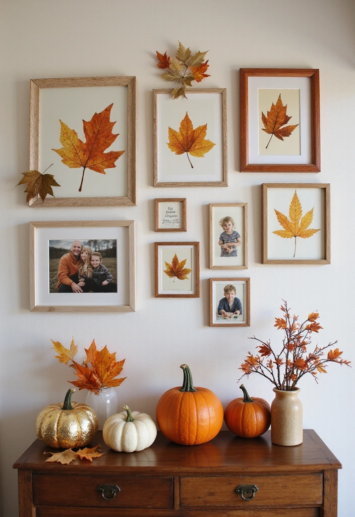 27 Picture Wall Ideas for Bedroom - 13. Seasonal Decor Changes