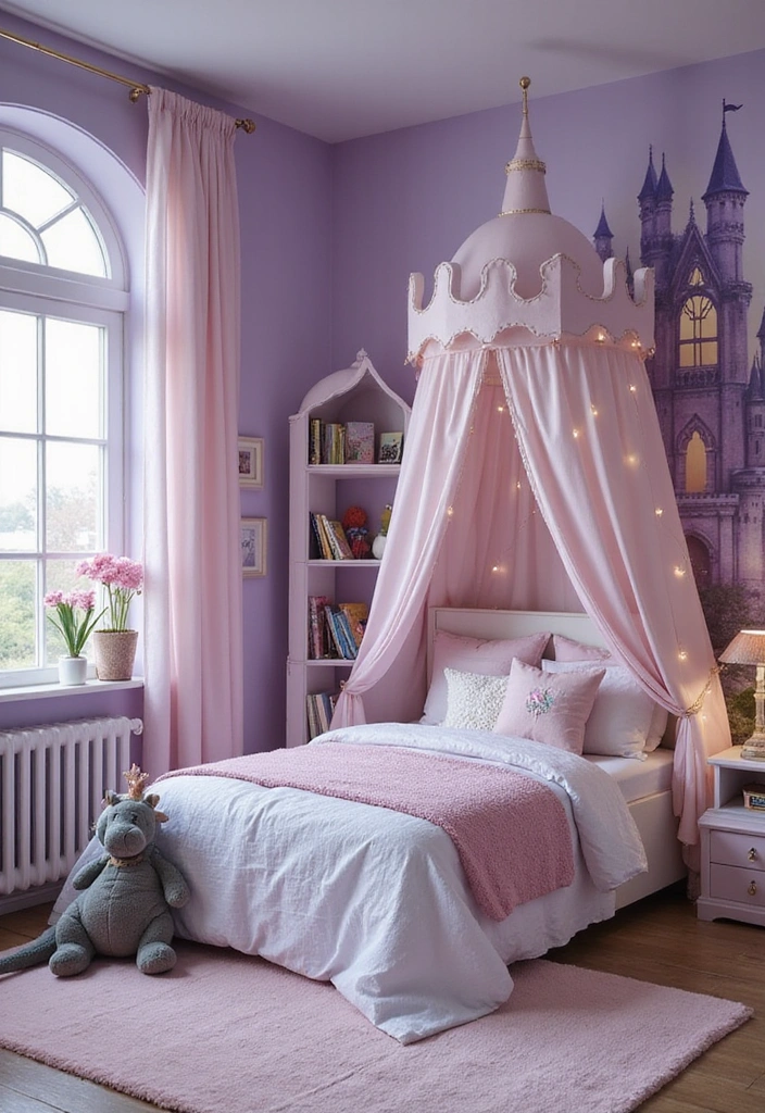 27 Toddler Girl Bedroom Ideas - 2. Fairy Tale Castle