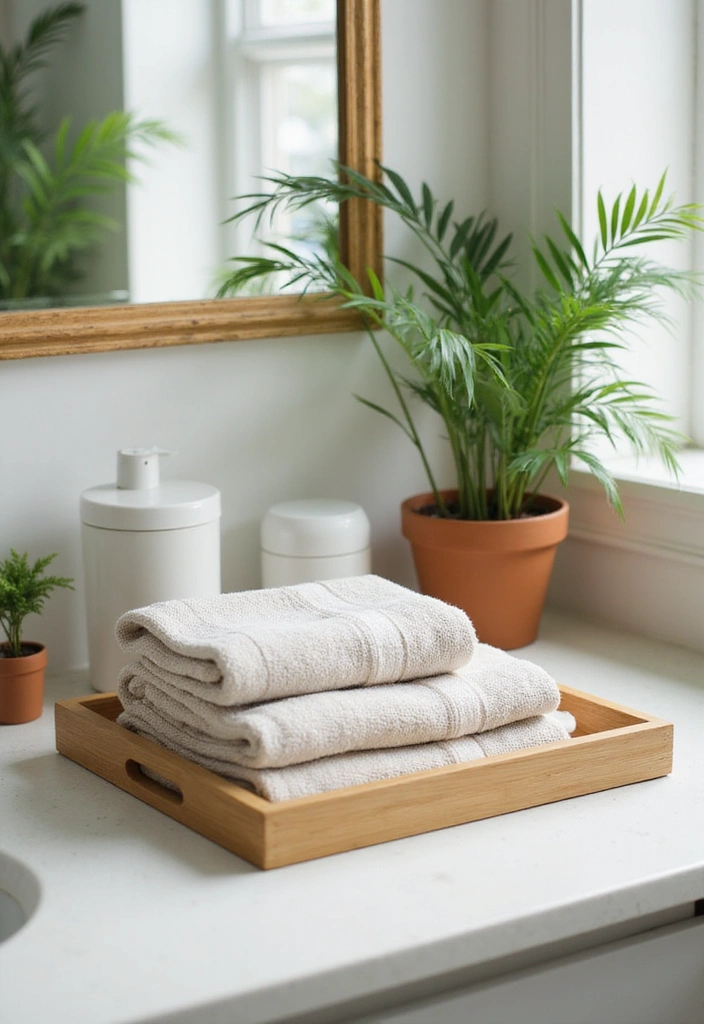 28 Bathroom Counter Decor Ideas - 11. Eco-Friendly Choices