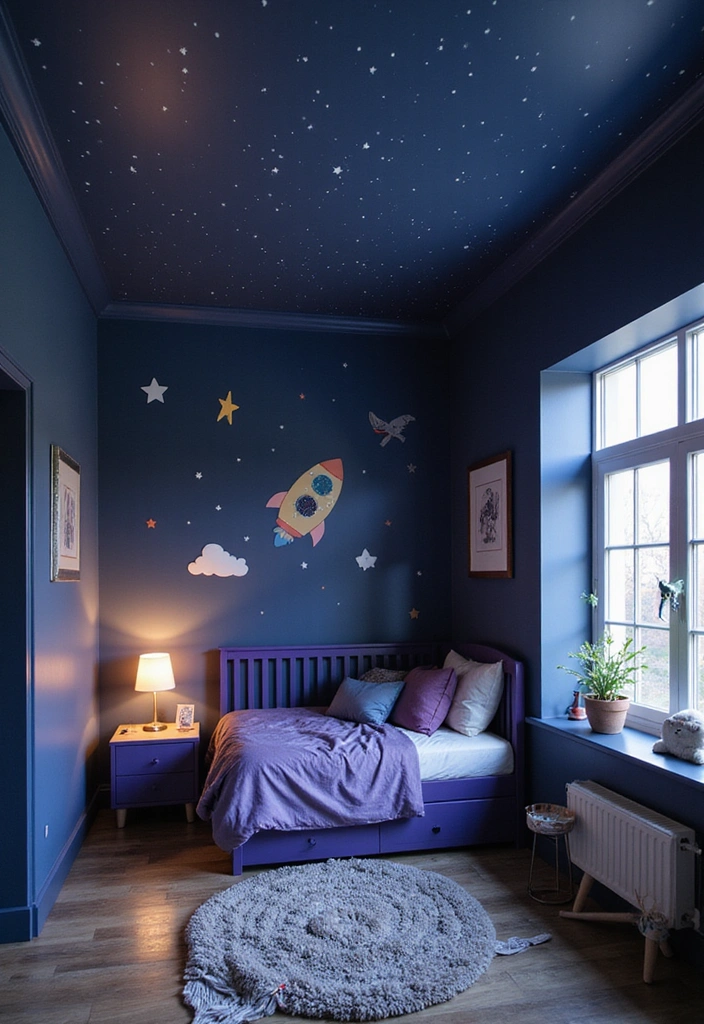 28 Toddler Boy Bedroom Ideas - 11. Magical Space Adventure