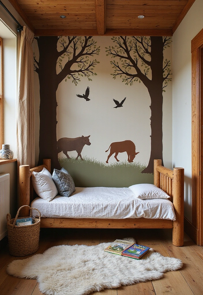 28 Toddler Boy Bedroom Ideas - 12. Cozy Cabin in the Woods