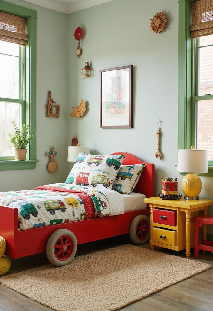 28 Toddler Boy Bedroom Ideas - 14. Timeless Classic Train Station
