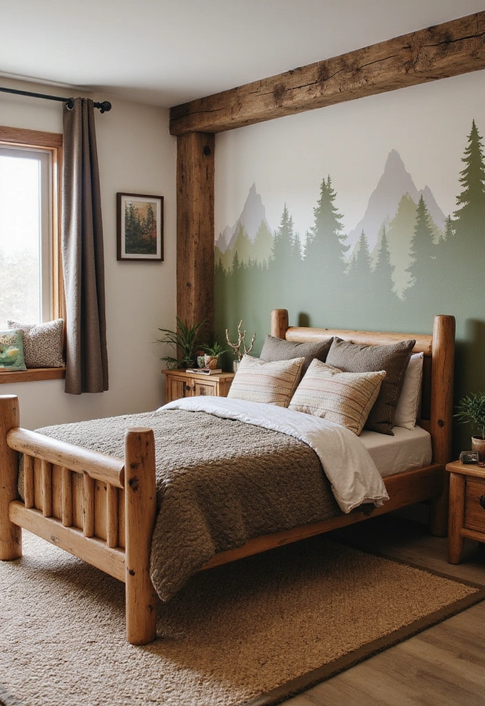28 Toddler Boy Bedroom Ideas - 20. Cozy Mountain Getaway Theme