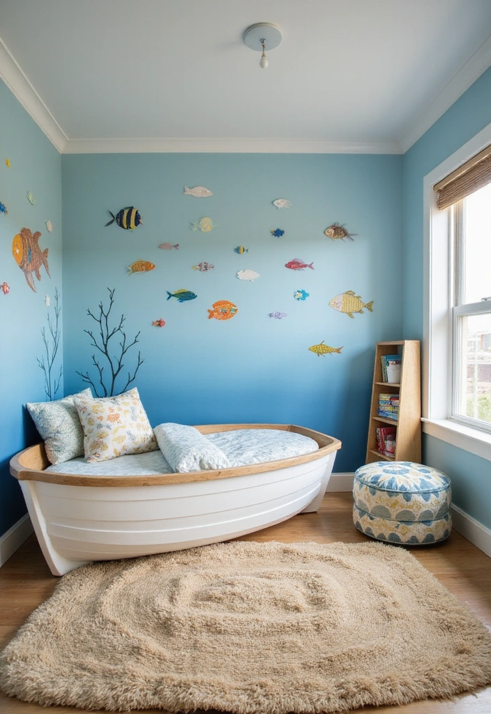 28 Toddler Boy Bedroom Ideas - 3. Under the Sea: A Nautical Adventure