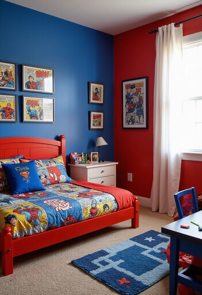 28 Toddler Boy Bedroom Ideas - 4. Superhero Headquarters