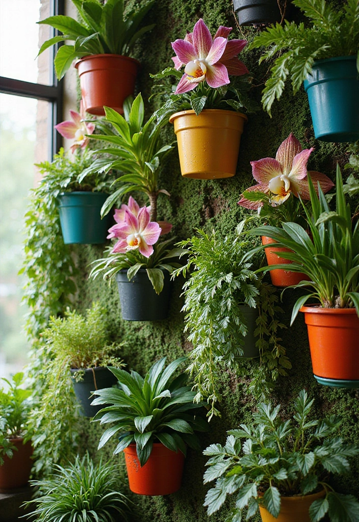 24 Tropical Landscaping Ideas for Your Home Garden - 5. Vertical Gardens
