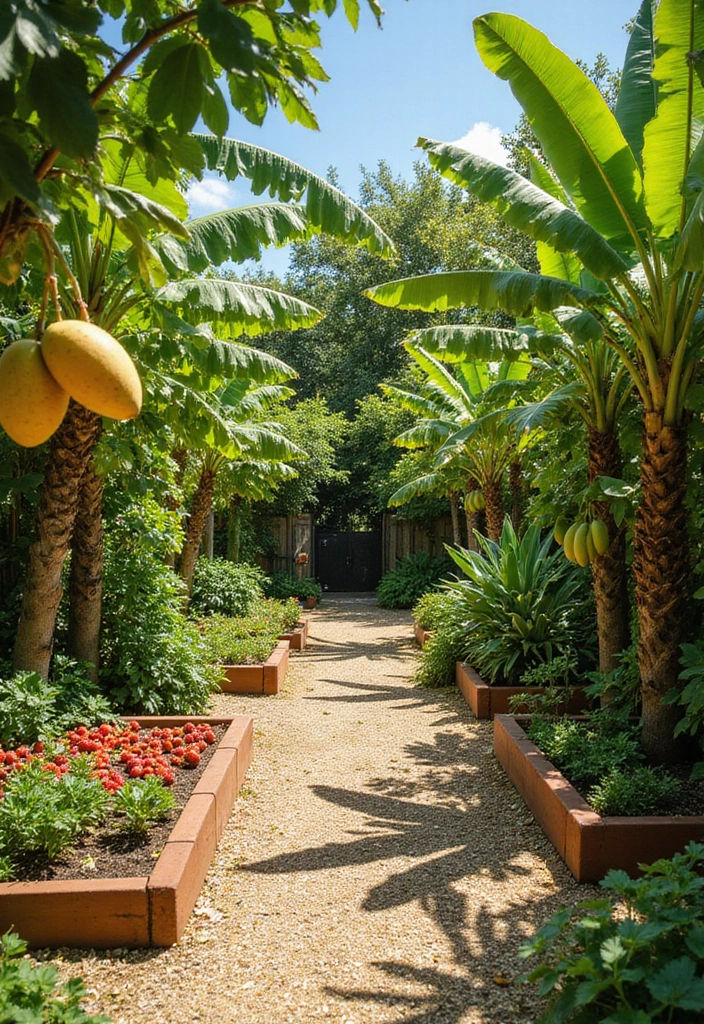 23 Florida Tropical Landscaping Ideas for Your Home - 4. Tropical Fruit Gardens
