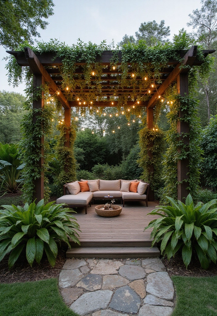 21 Simple Front Yard Landscaping Ideas for Tropical Outdoor Spaces - 18. Shade Structures