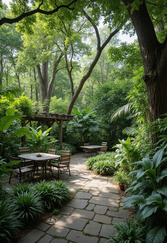 23 Florida Tropical Landscaping Ideas for Your Home - 7. Tropical Shade Gardens