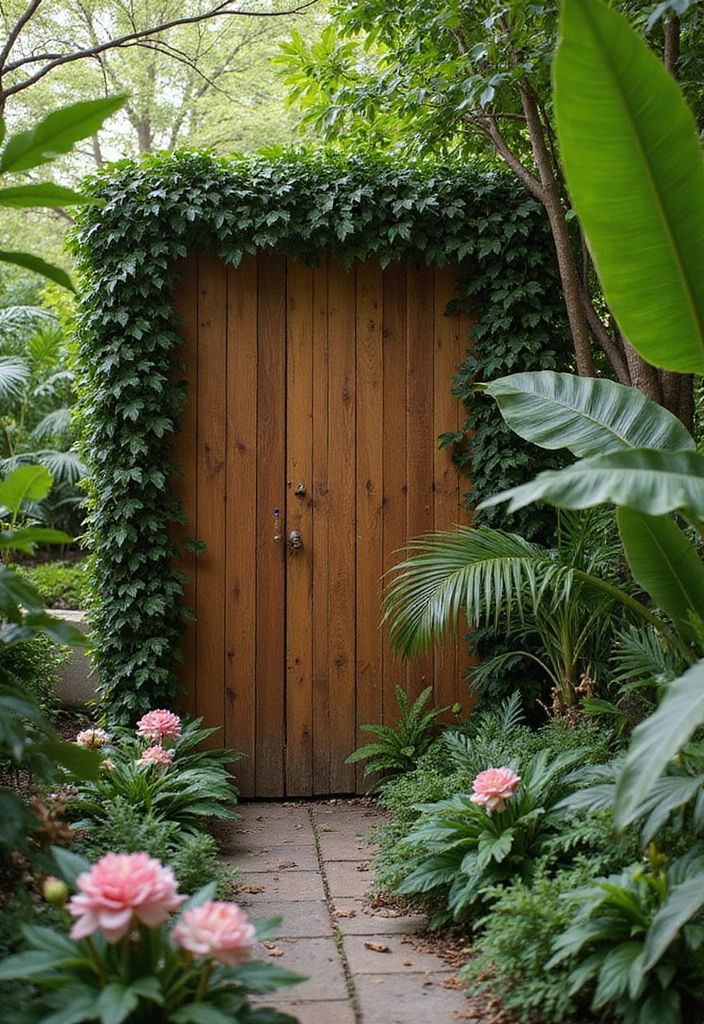21 Simple Front Yard Landscaping Ideas for Tropical Outdoor Spaces - 13. Privacy Screens